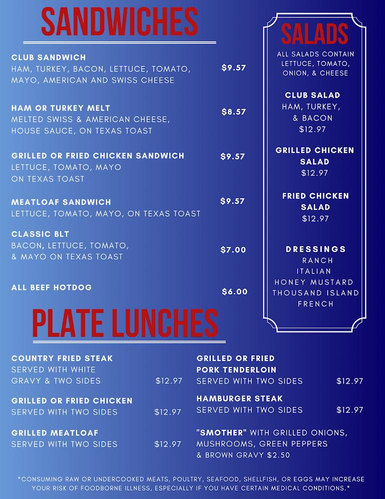 American Cafe Menu image 1